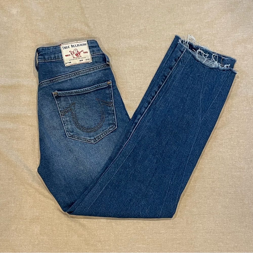 True Religion Starr High Rise Cropped Straight Jeans Women’s 26